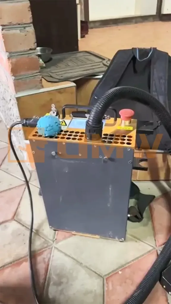 Décapant laser industriel antirouille en situation réelle