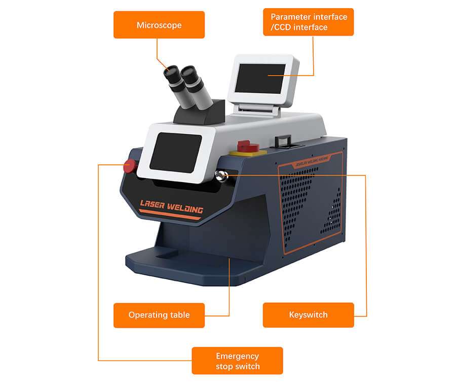 Jewelry Welding Machine Structure