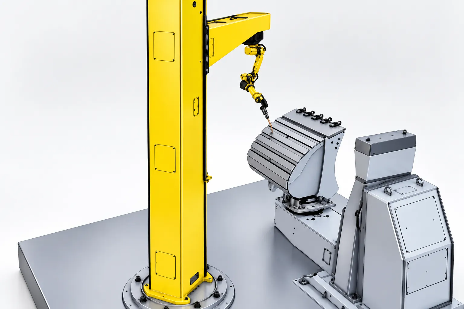 Robotergestützte Schweißlösung für Bagger in Kolumbien UMW
